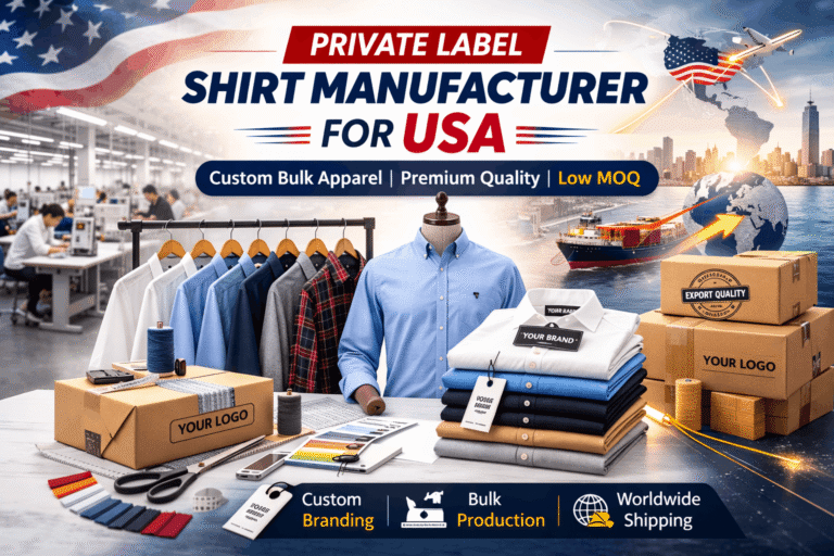 Private Label Shirt Manufacturer For USA